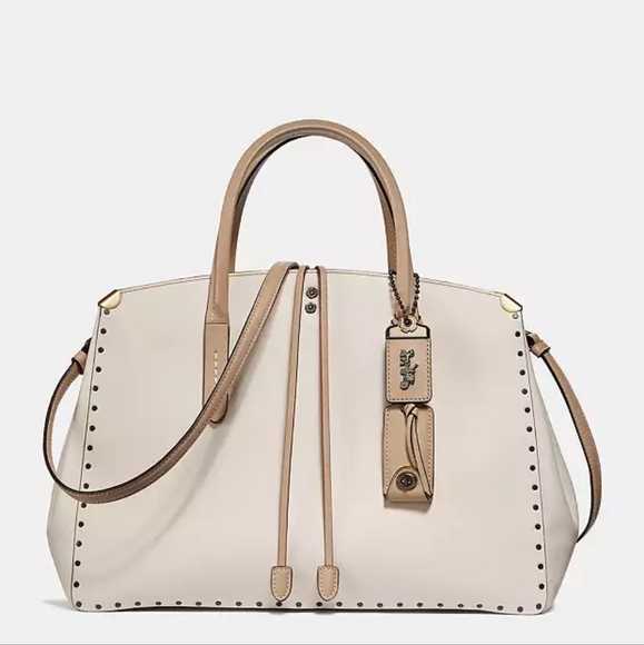 Coach Cooper Carryall In Colorblock With Rivets - Picture 1 of 16